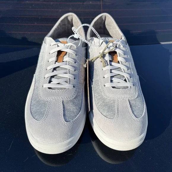OluKai Puliki Shoes Mens Size 10 Gray Poi Charcoal Casual Sneakers Comfort